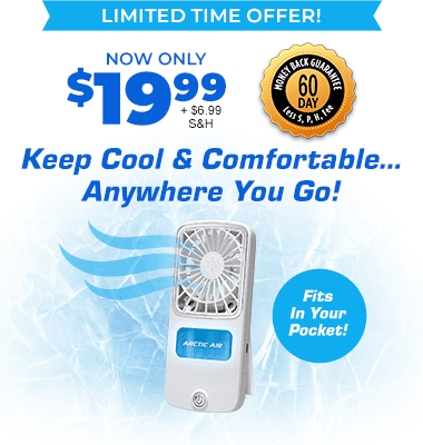 Order Arctic Air® Pocket Chill Now!